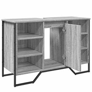 Koupelnová skříňka pod umyvadlo šedá sonoma 91x35x60cm kompozit - obrázek 8