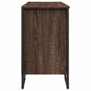 Koupelnová skříňka pod umyvadlo hnědý dub 91x35x60 cm kompozit - obrázek 5