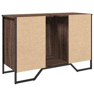 Koupelnová skříňka pod umyvadlo hnědý dub 91x35x60 cm kompozit - obrázek 6