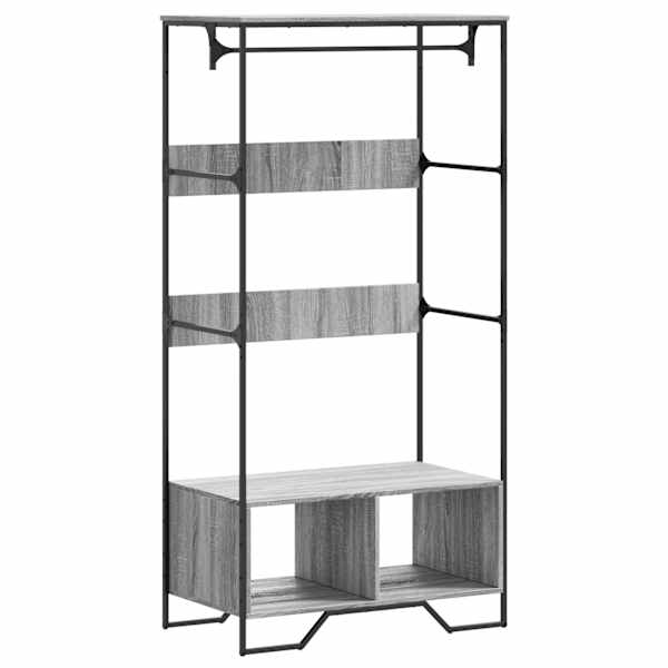 vidaXL garderoob hall Sonoma tamm 90x50x180 cm tehispuit