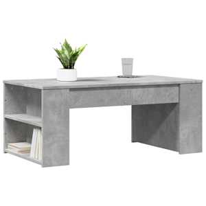 Konferenční stolek betonově šedý 102x55x42 cm kompozitní dřevo - obrázek 3