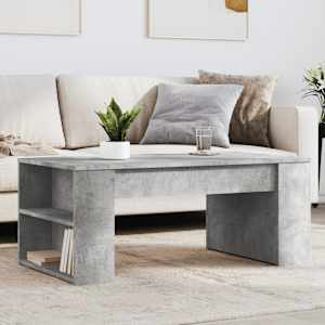 Konferenční stolek betonově šedý 102x55x42 cm kompozitní dřevo - obrázek 1