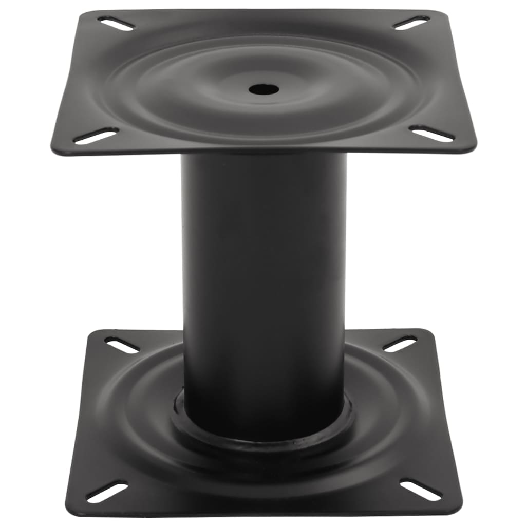 vidaXL Bootstoelpoot 18 cm staal zwart afbeelding