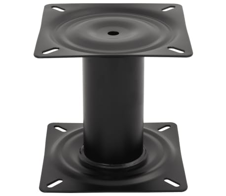 vidaXL Boat Seat Pedestal Black 18 cm Steel