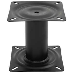 vidaXL Supporto per Sedile da Barca Nero 18 cm in Acciaio