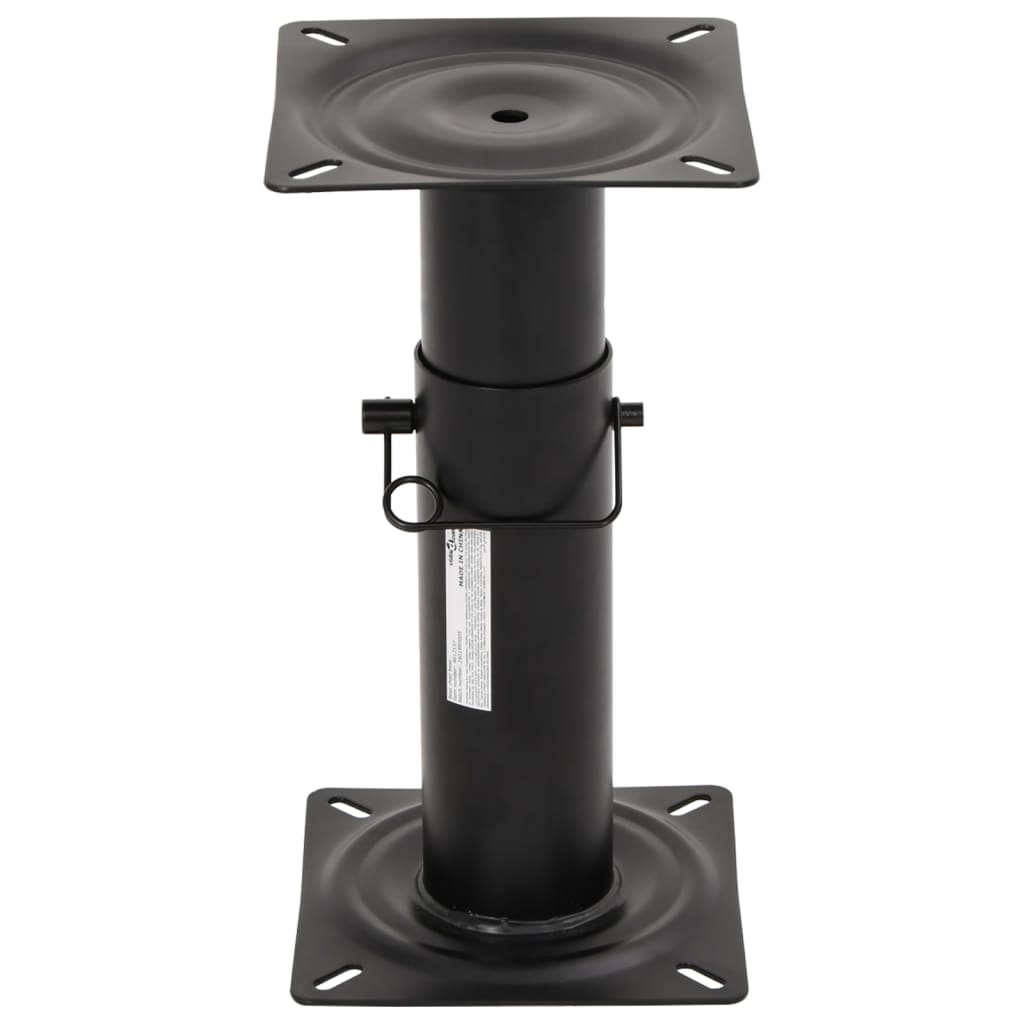 vidaXL Pedestal para assento de barco ajustável 28-45,5 cm aço