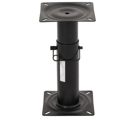 vidaXL Pedestal para assento de barco ajustável 28-45,5 cm aço