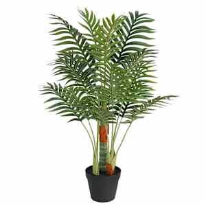 vidaXL kunstpalm 3 t&uuml;vega, roheline, 85 cm, PP
