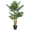 vidaXL kunstpalm 3 t&uuml;vega, roheline, 120 cm, PP