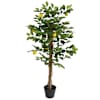 vidaXL kunstpalm 3 t&uuml;vega, roheline, 120 cm, PP