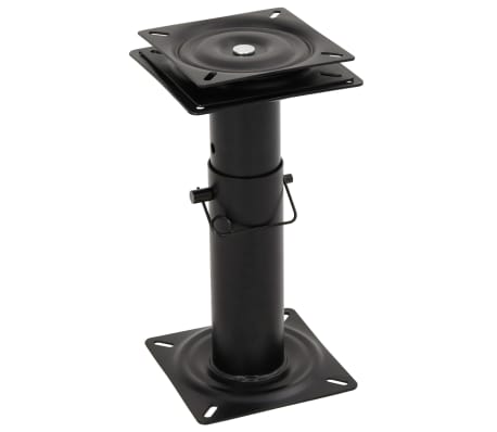 vidaXL Podstawy fotela do łodzi, 2 szt., obrotowe o 360&deg;, regulowane