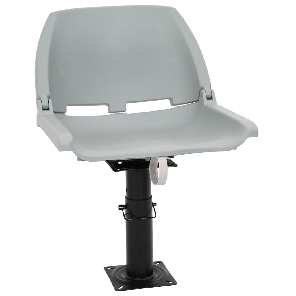 vidaXL Bootstoelen 2 st met poot in hoogte verstelbaar 360° draaibaar afbeelding