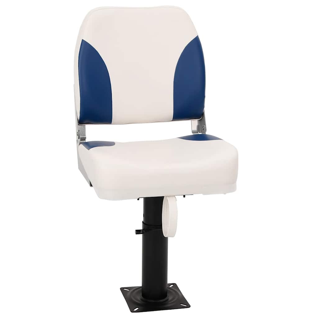 vidaXL Bootstoelen 2 st met poot in hoogte verstelbaar 360° draaibaar afbeelding