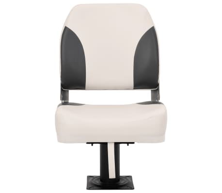 vidaXL Boat Seat with Pedestal 360° Rotatable