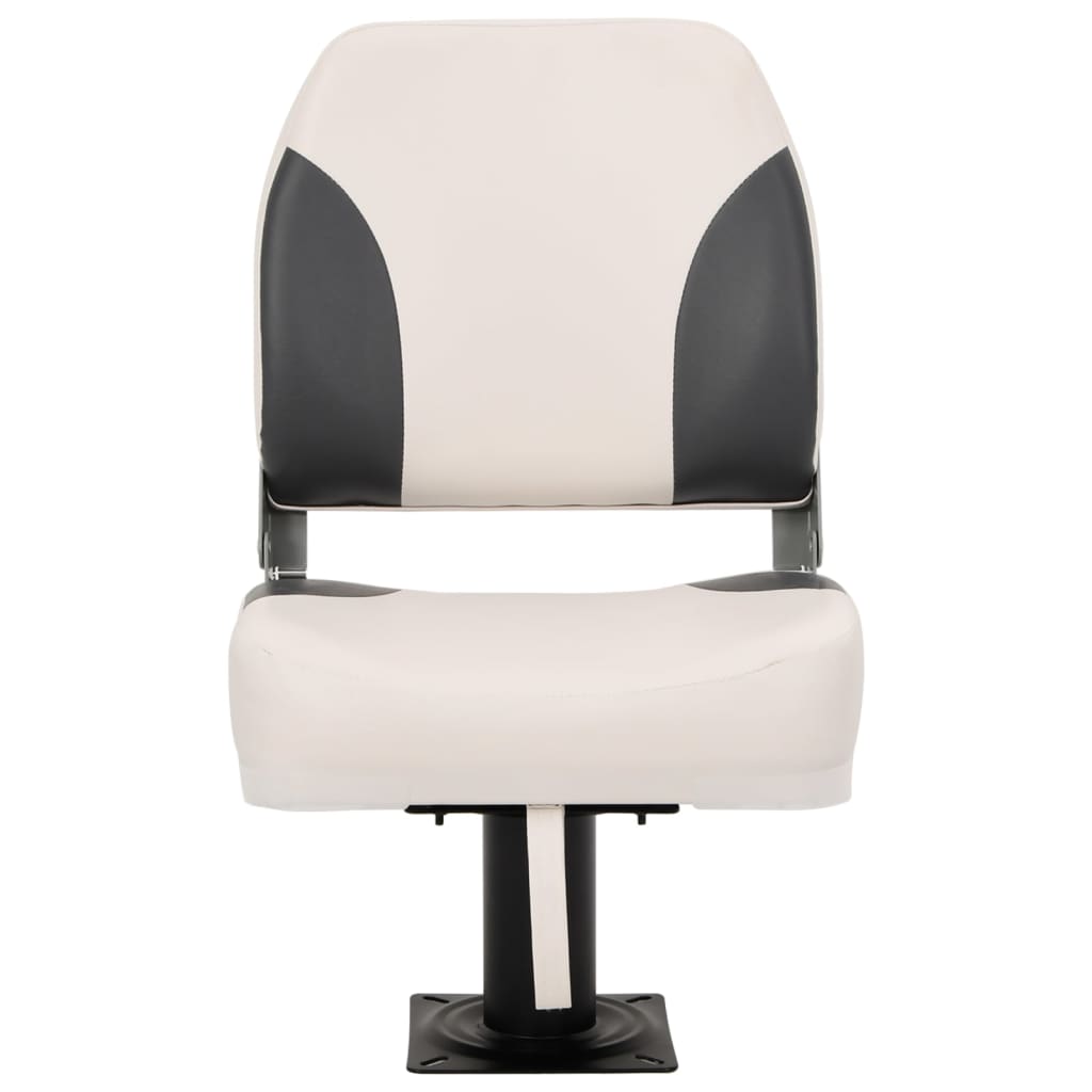 vidaXL Bootstoelen 2 st met poot 360° draaibaar afbeelding