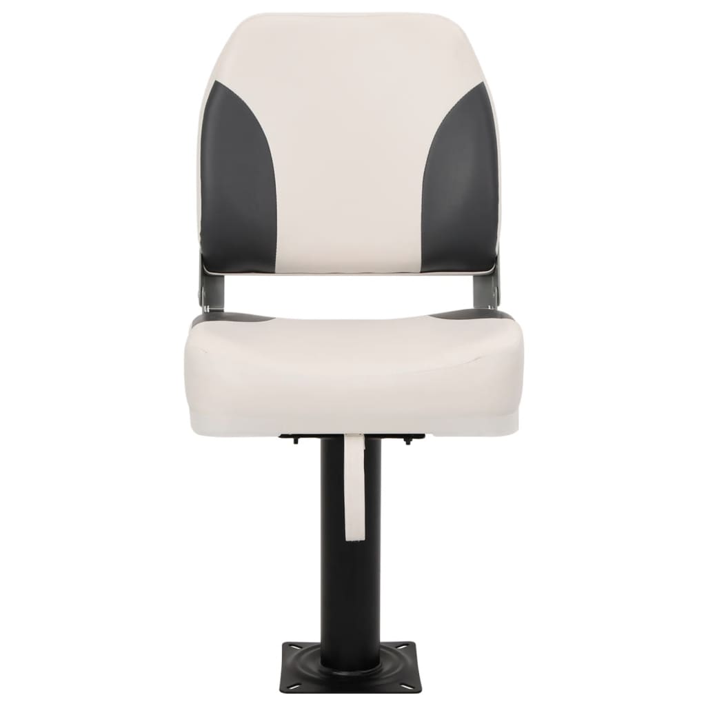 vidaXL Bootstoelen 2 st met poot 360° draaibaar afbeelding