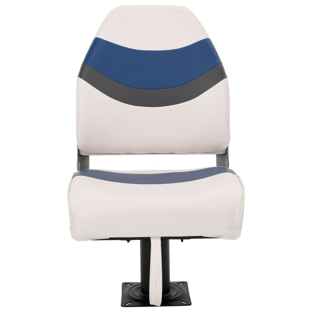 vidaXL Bootstoelen 2 st met poot 360° draaibaar afbeelding