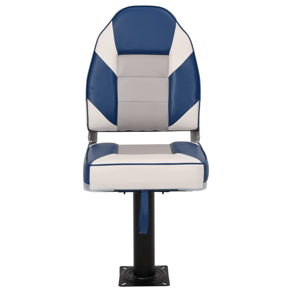 vidaXL Bootstoelen 2 st met poot 360° draaibaar afbeelding