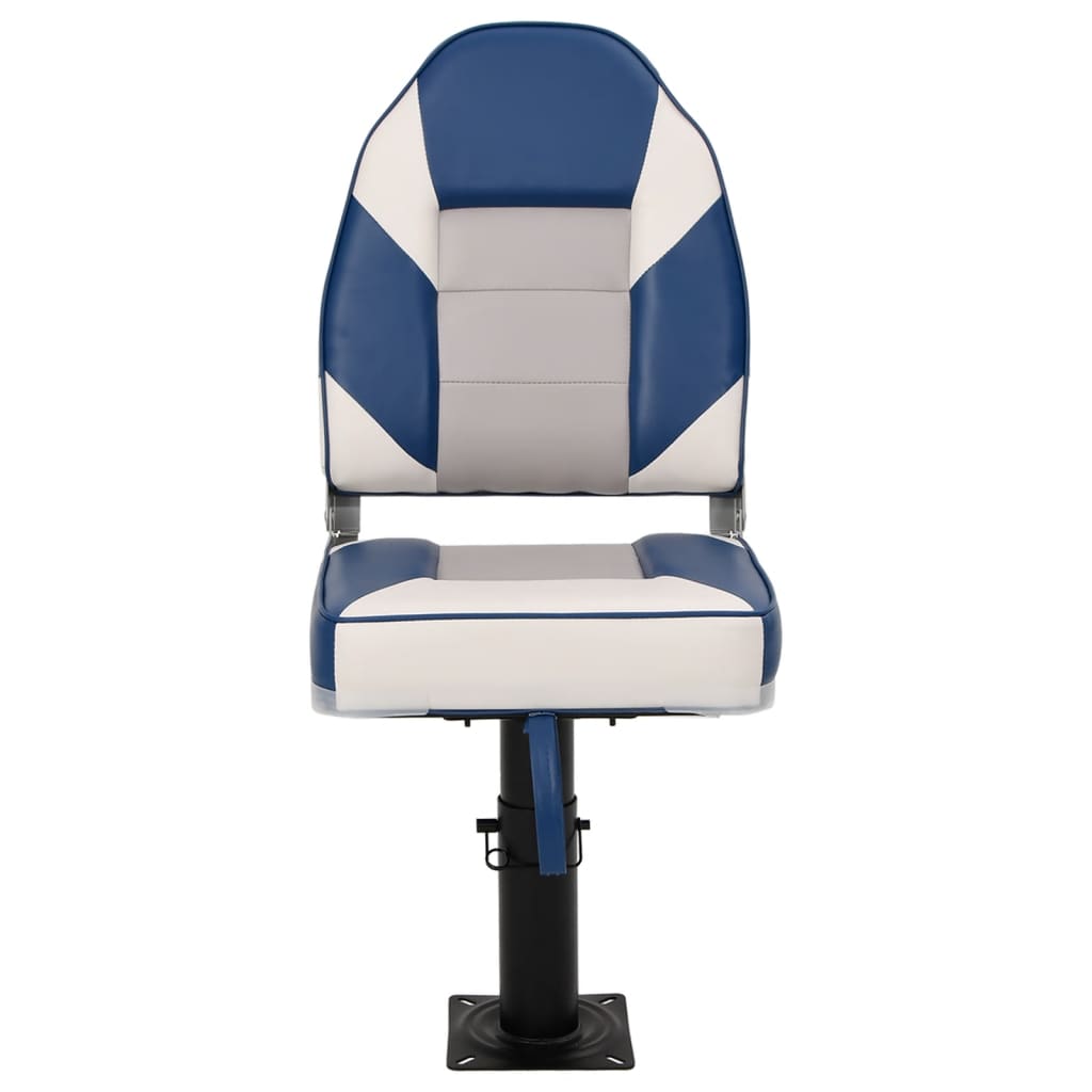 vidaXL Boat Seats 2 pcs with Pedestal Height Adjustable 360° Rotatable