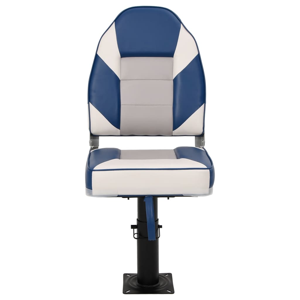 vidaXL Bootstoelen 2 st met poot in hoogte verstelbaar 360° draaibaar afbeelding