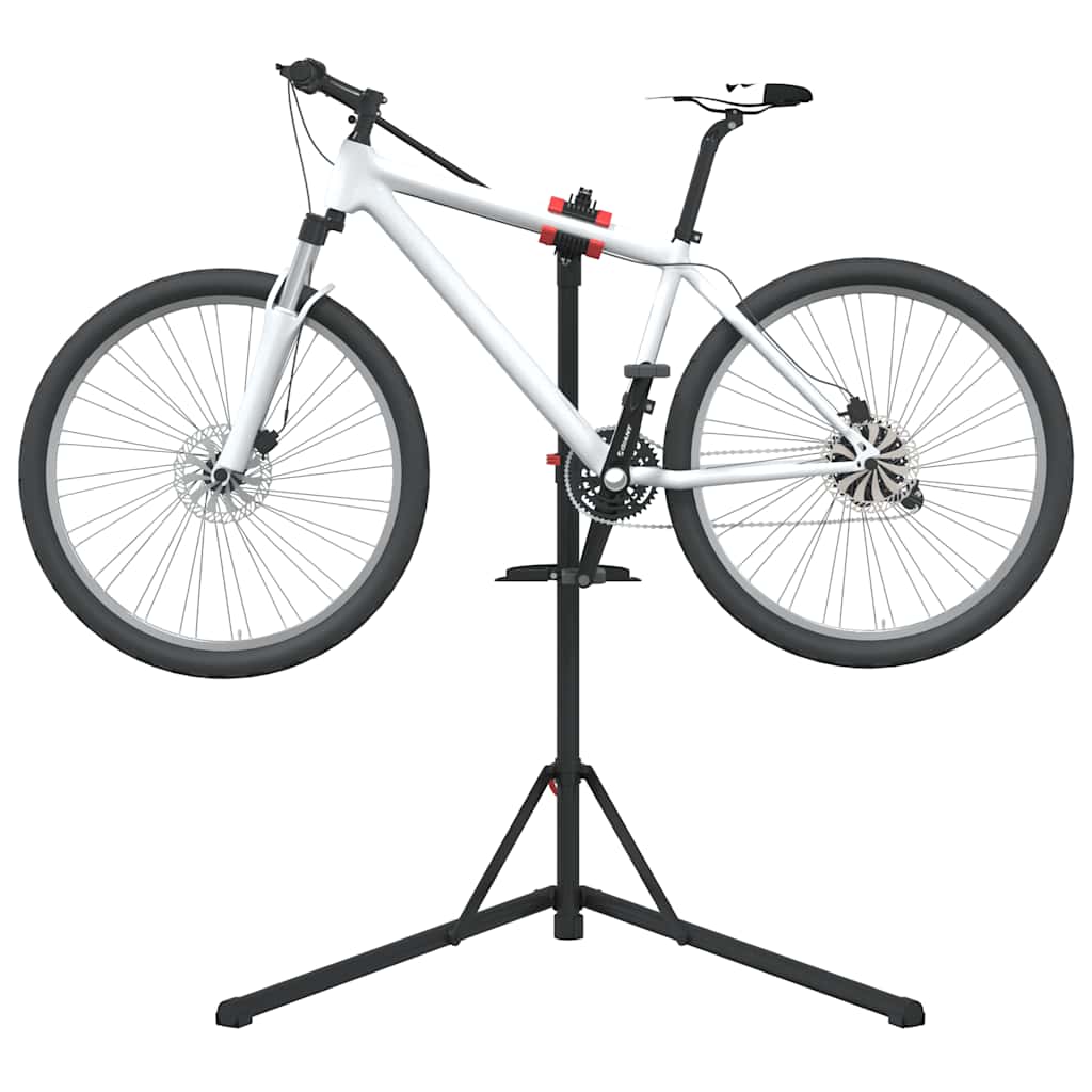 vidaXL Suport reparare biciclete pliabil reglabil 92-152 cm roșu oțel