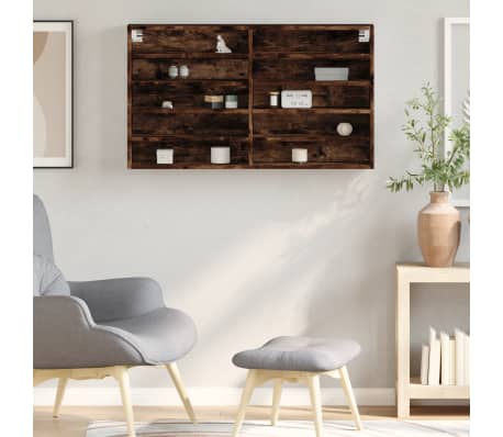 vidaXL Βιτρίνα Καπνιστή Δρυς 100x15x58 εκ. από Επεξεργασμένο Ξύλο
