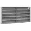 vidaXL vitriinkapp, hall Sonoma tamm, 100x8,5x50 cm, tehispuit