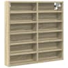 vidaXL vitriinkapp Sonoma tamm 60x8,5x58 cm tehispuit
