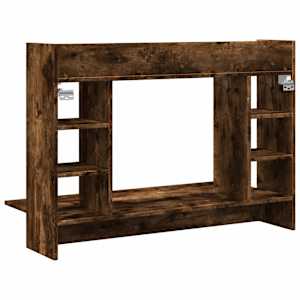 Nástěnný psací stůl kouřový dub 105x48x75 cm kompozitní dřevo - obrázek 6
