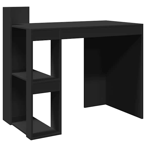 vidaXL kontorilaud, must, 103,5x56,5x94 cm, tehispuit