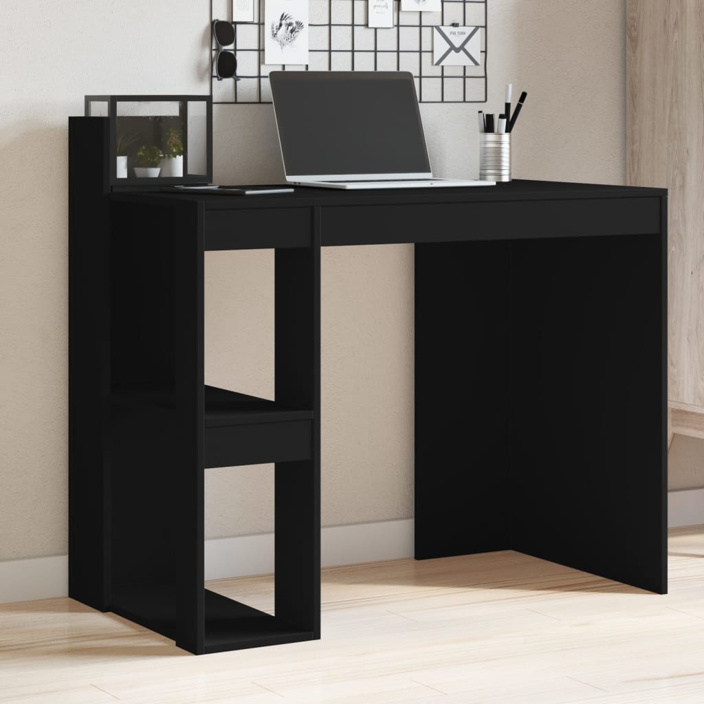 Schreibtisch Schwarz 103,5×56,5×94 cm Holzwerkstoff