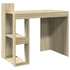 vidaXL kontorilaud, Sonoma tamm, 103,5x56,5x94 cm, tehispuit