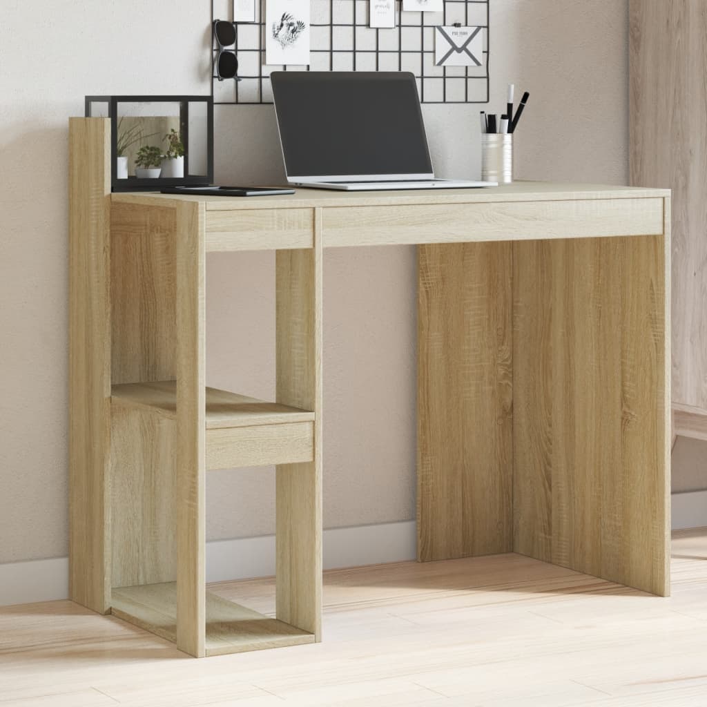 vidaXL Schreibtisch Sonoma-Eiche 103,5x56,5x94 cm Holzwerkstoff