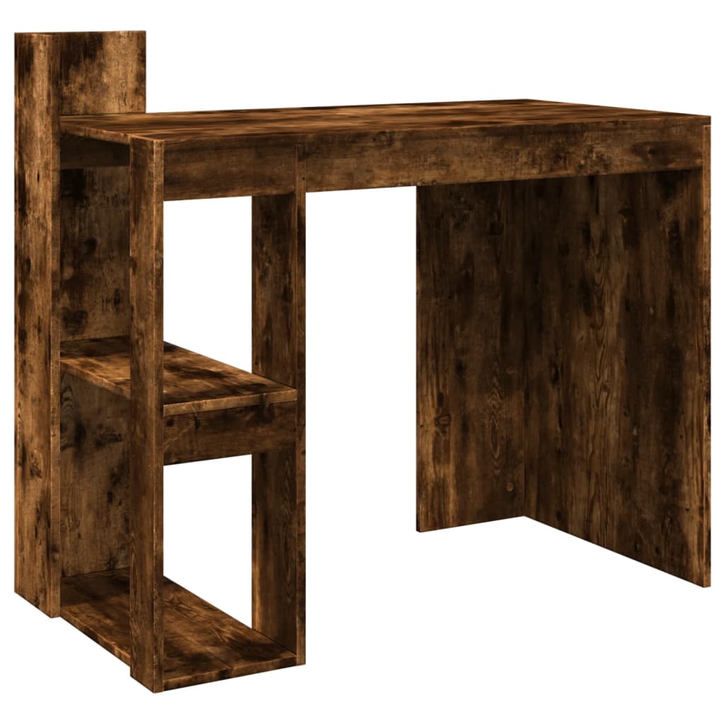 vidaXL Kancelářský stůl kouřový dub 103,5x56,5x94 cm kompozitní dřevo