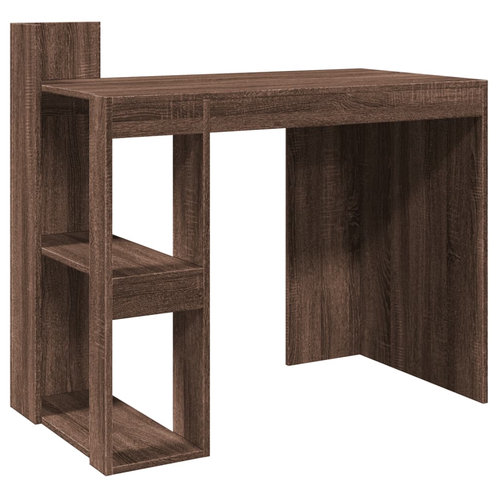 vidaXL Kancelářský stůl hnědý dub 103,5x56,5x94 cm kompozitní dřevo