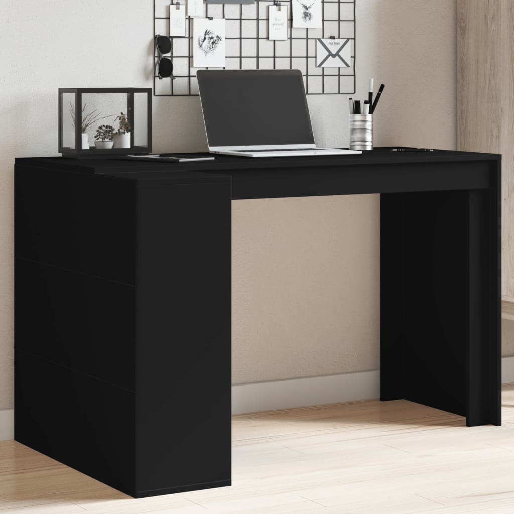 Schreibtisch Schwarz 123,5×73,5×75 cm Holzwerkstoff