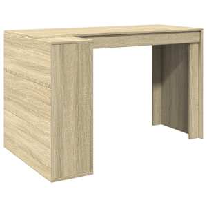 Psací stůl dub sonoma 123,5 x 73,5 x 75 cm kompozitní dřevo - obrázek 2