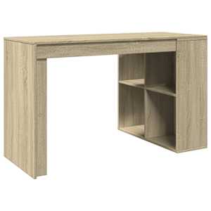 Psací stůl dub sonoma 123,5 x 73,5 x 75 cm kompozitní dřevo - obrázek 6