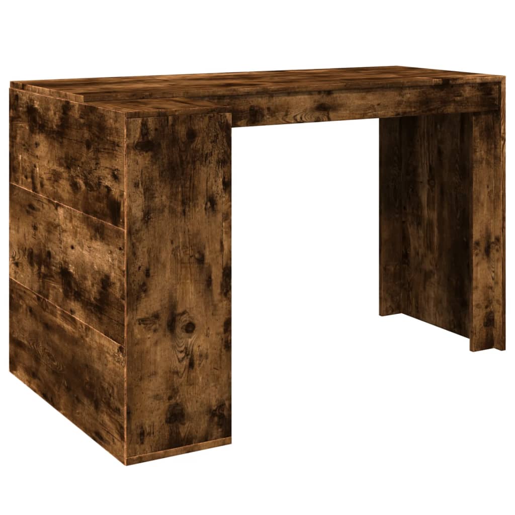 Thumbnail - vidaXL Schreibtisch Räuchereiche 123,5x73,5x75 cm Holzwerkstoff