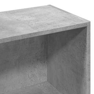 Knihovna betonově šedá 57 x 28,5 x 174 cm kompozitní dřevo - obrázek 7
