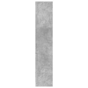 Knihovna betonově šedá 57 x 28,5 x 141 cm kompozitní dřevo - obrázek 5
