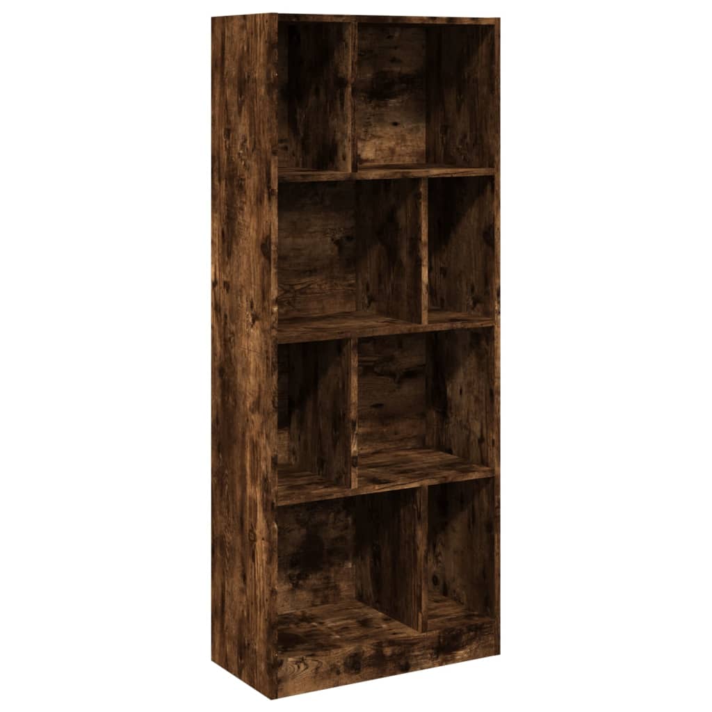 Thumbnail - vidaXL Bücherregal Räuchereiche 57x28,5x141 cm Holzwerkstoff