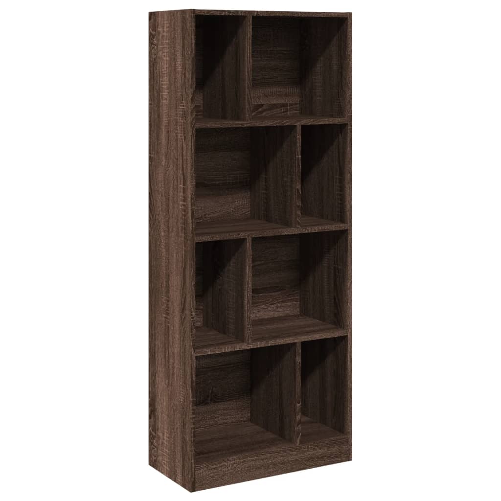 vidaXL Knihovna hnědý dub 57 x 28,5 x 141 cm kompozitní dřevo