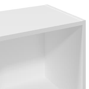 Knihovna bílá 57 x 28,5 x 107,5 cm kompozitní dřevo - obrázek 7