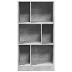 Knihovna betonově šedá 57 x 28,5 x 107,5 cm kompozitní dřevo - obrázek 4