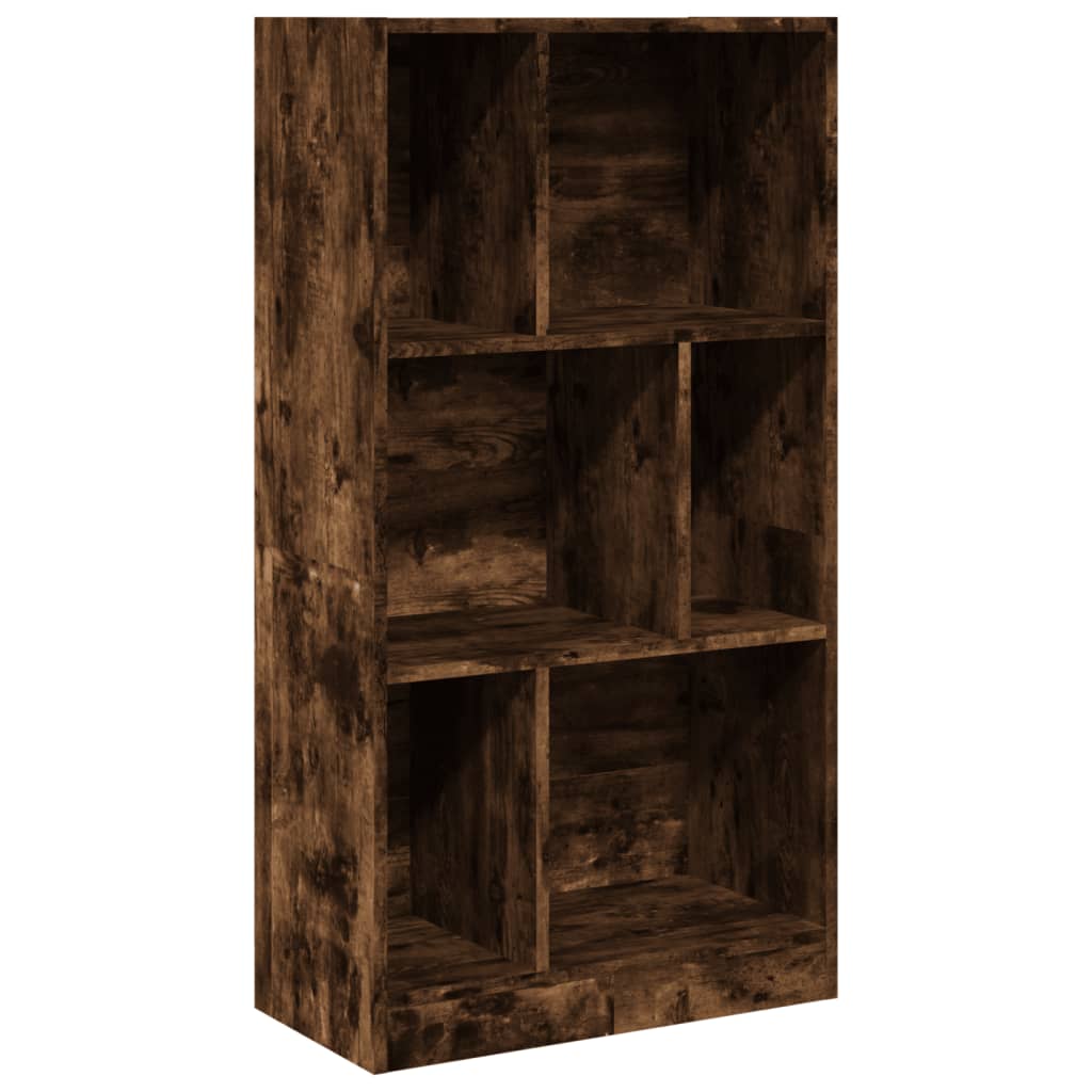 vidaXL Knihovna kouřový dub 57 x 28,5 x 107,5 cm kompozitní dřevo