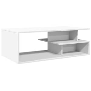 Konferenční stolek bílý 102 x 55 x 35 cm kompozitní dřevo - obrázek 2