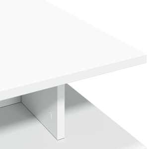 Konferenční stolek bílý 102 x 55 x 35 cm kompozitní dřevo - obrázek 7