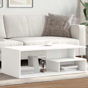 Konferenční stolek bílý 102 x 55 x 35 cm kompozitní dřevo - obrázek 1