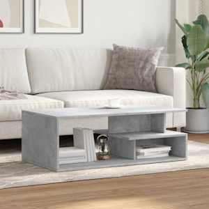 Konferenční stolek betonově šedý 102x55x35 cm kompozitní dřevo - obrázek 3